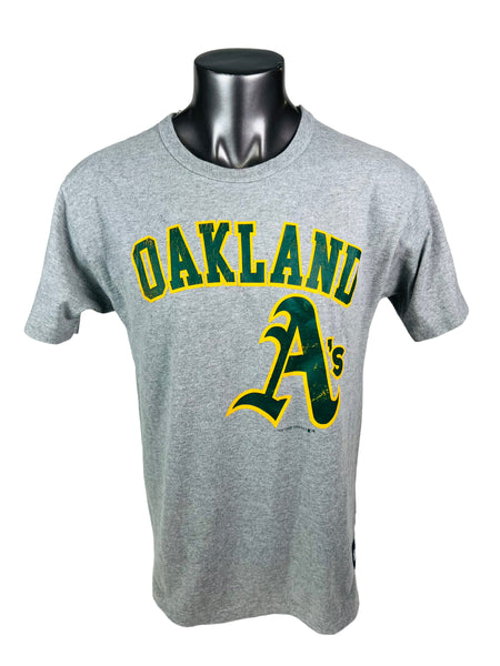 Vintage Early 90s Logo 7 Oakland Athletics A's T-Shirt Size YOUTH Med 10-12  USA