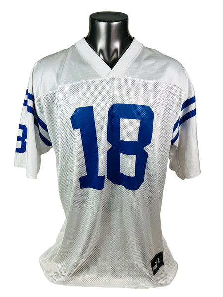 PEYTON MANNING INDIANAPOLIS COLTS VINTAGE 1990'S PUMA JERSEY ADULT LARGE