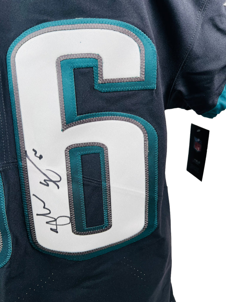 ZACH ERTZ PHILADELPHIA EAGLES NIKE AUTHENTIC ON FIELD PLAYER CUT SIGNED JERSEY ADULT 48