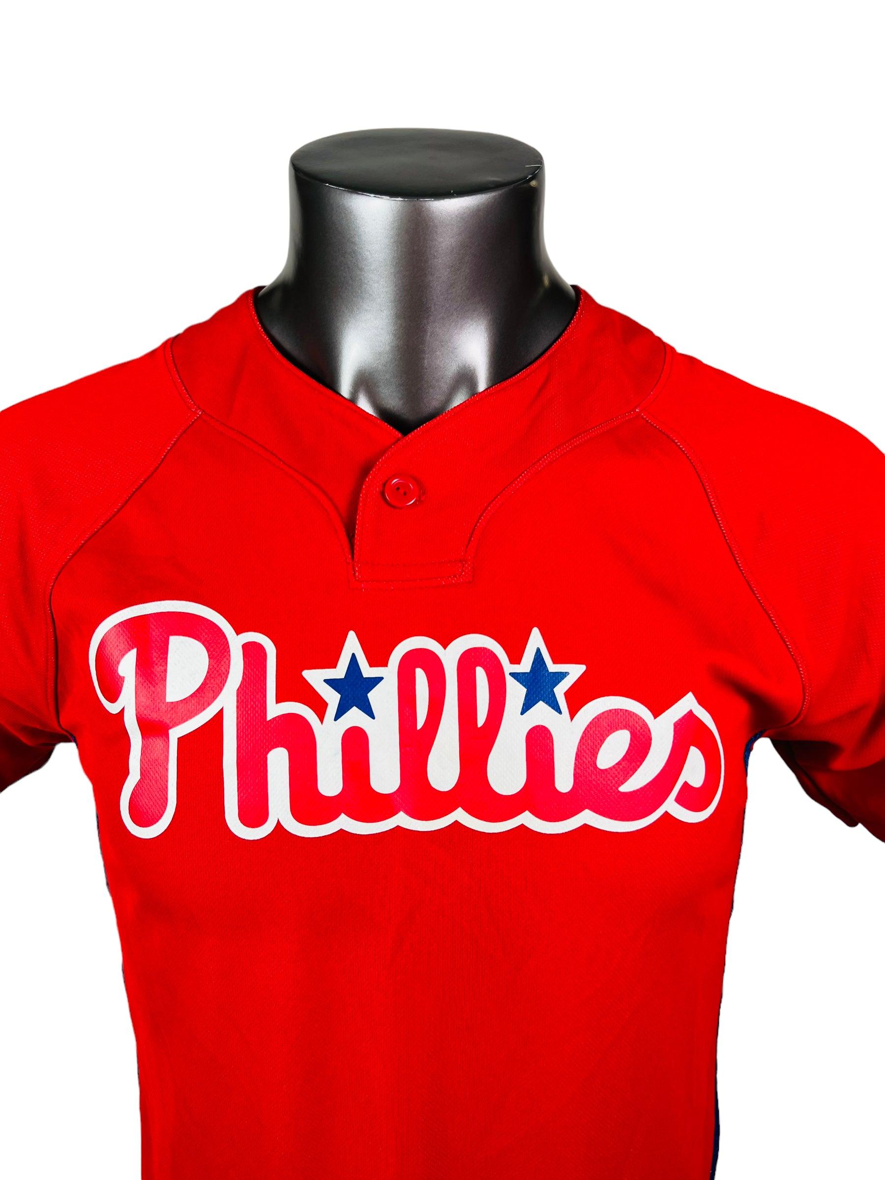 ryan howard jersey phillies red blue xl majestic