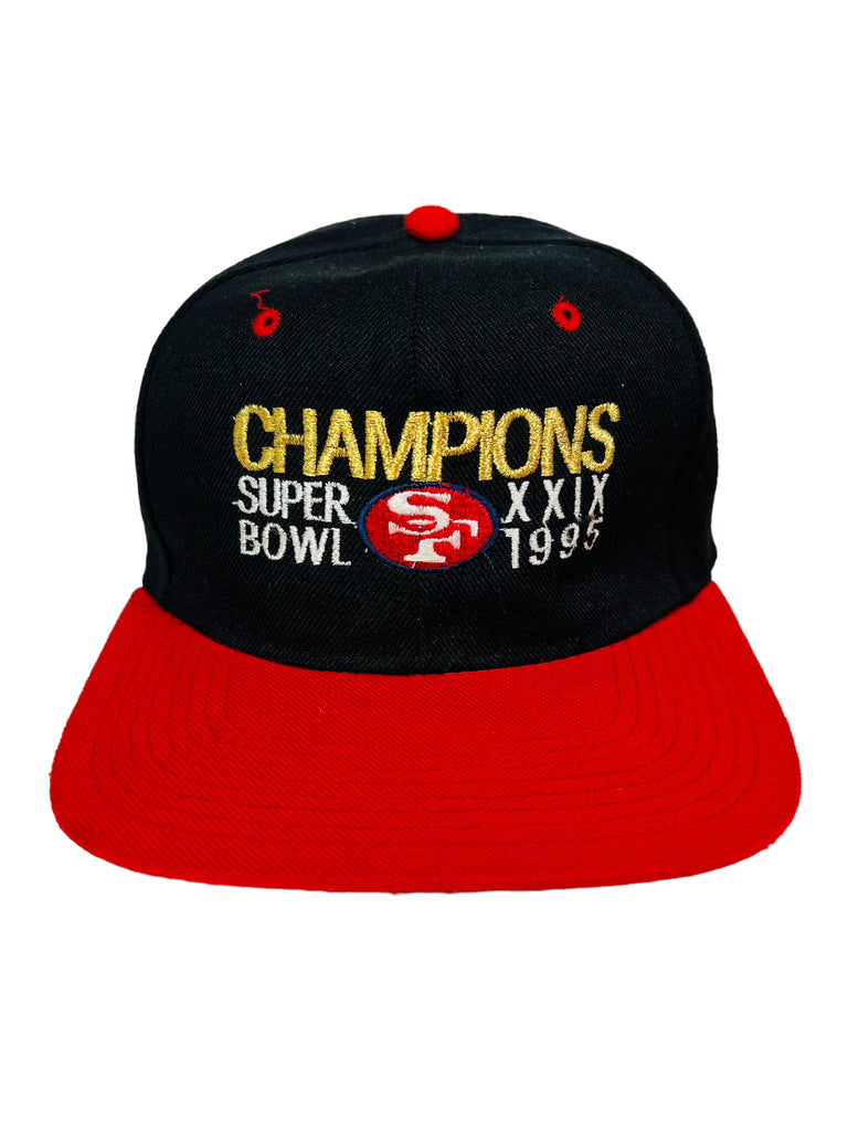 SAN FRANCISCO 49ERS VINTAGE 1997 SUPER BOWL XXIX CHAMPIONS SNAPBACK ADULT HAT