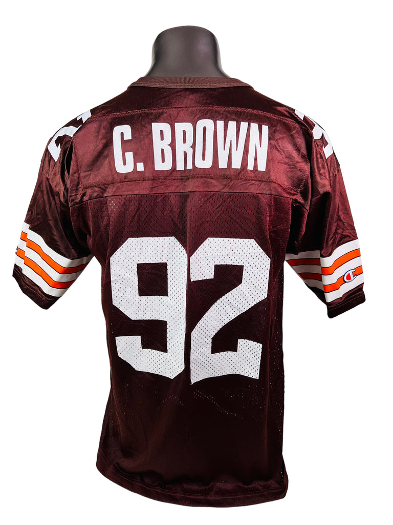 COURTNEY BROWN CLEVELAND BROWNS VINTAGE 1990'S CHAMPION JERSEY ADULT 44