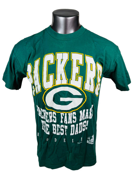 GREEN BAY PACKERS VINTAGE 1990'S RIDDELL DAD T-SHIRT ADULT LARGE