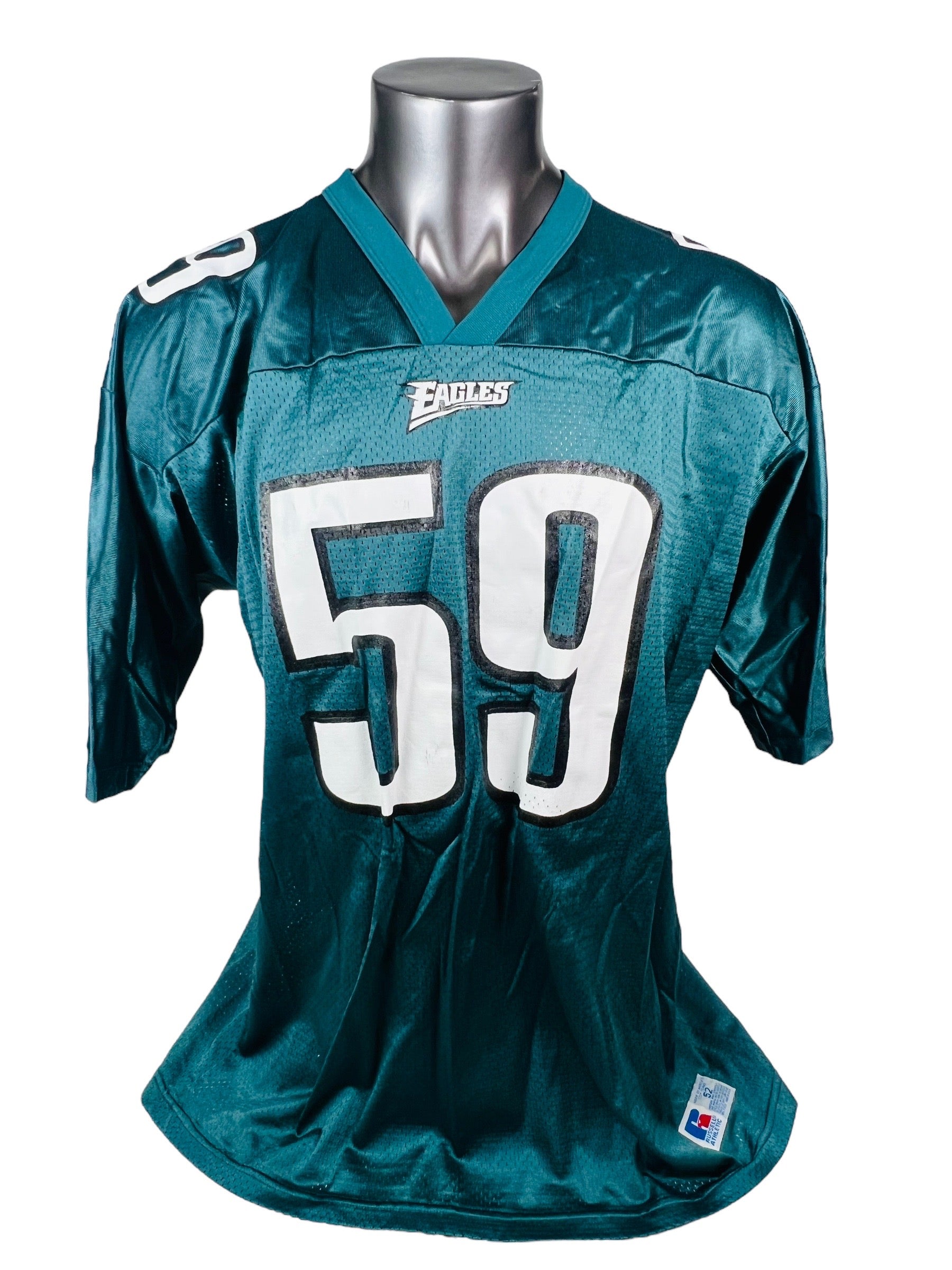 philadelphia eagles jersey dress MIKE MAMULA PHILADELPHIA EAGLES VINTAGE 1990'S RUSSELL ATHLETIC JERSEY