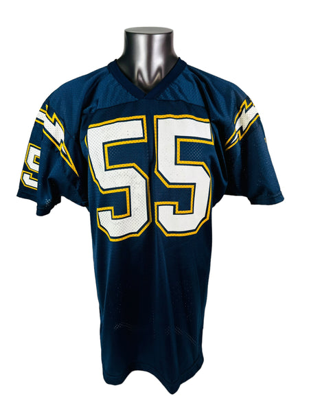 JUNIOR SEAU SAN DIEGO CHARGERS VINTAGE 1990'S WILSON JERSEY ADULT XL