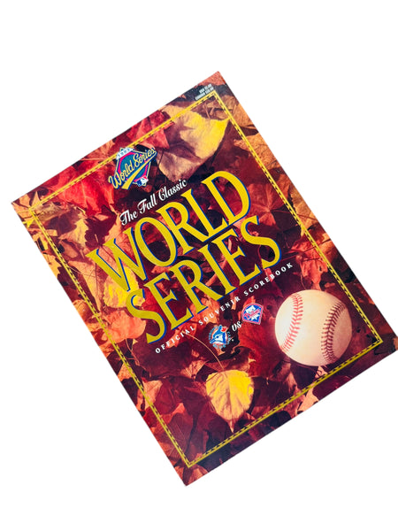 PHILADELPHIA PHILLIES VINTAGE 1993 WORLD SERIES PROGRAM