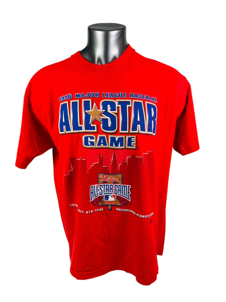 PHILADELPHIA PHILLIES VINTAGE 1996 ALL-STAR GAME PRO PLAYER T-SHIRT ADULT XL