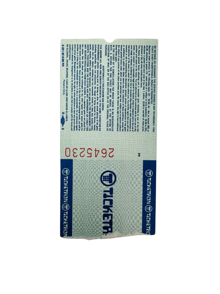 PHILADELPHIA SIXERS VINTAGE 1980'S NBA PLAYOFF GAME SPECTRUM TICKET