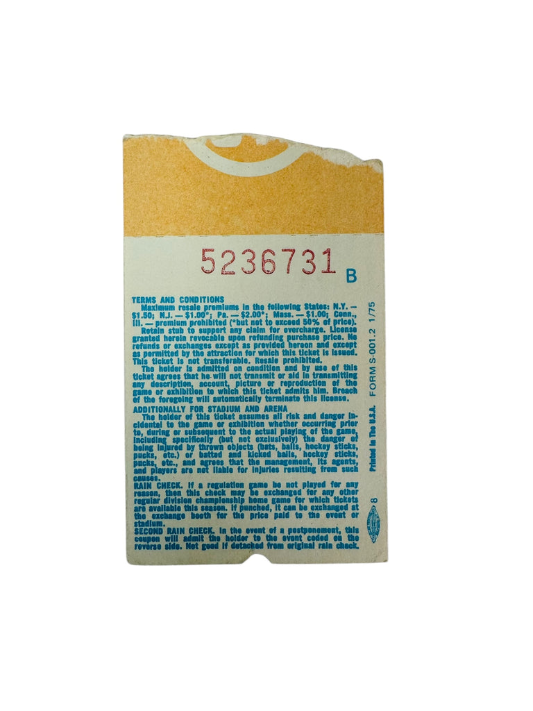 THE BEACH BOYS VINTAGE 1975 PHILADELPHIA SPECTRUM TICKET 7/1/75