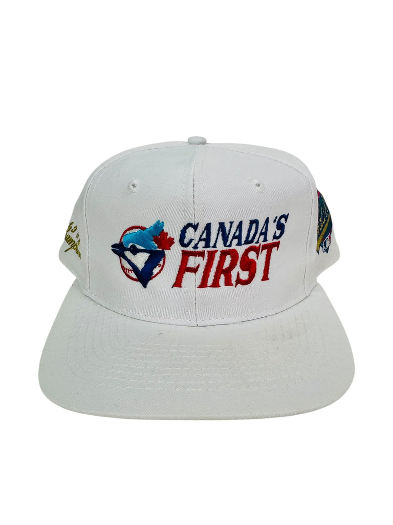 TORONTO BLUE JAYS VINTAGE 1992 WORLD SERIES CHAMPIONS THE GAME SNAPBACK ADULT HAT