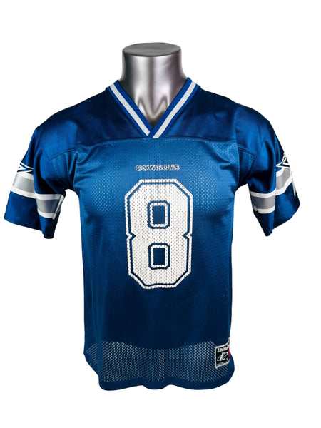 TROY AIKMAN DALLAS COWBOYS VINTAGE 1990'S LOGO ATHLETIC JERSEY YOUTH LARGE