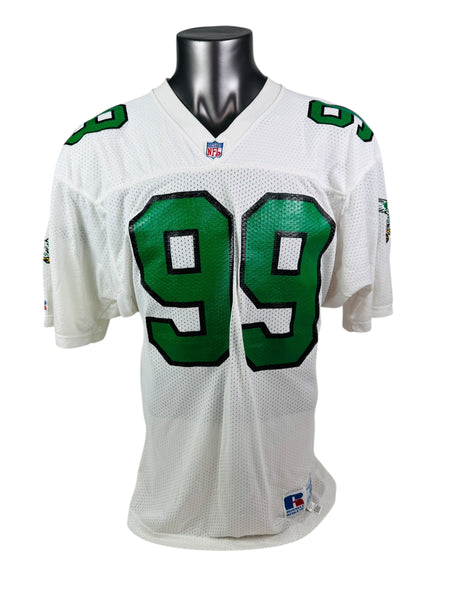JEROME BROWN PHILADELPHIA EAGLES VINTAGE 1990'S RUSSELL ATHLETIC JERSEY ADULT 40