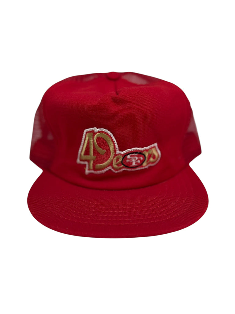 SAN FRANCISCO 49ERS VINTAGE 1980'S MESH SNAPBACK ADULT HAT