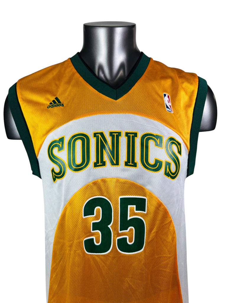 KEVIN DURANT SEATTLE SUPERSONICS VINTAGE 2000'S ADIDAS JERSEY ADULT SMALL