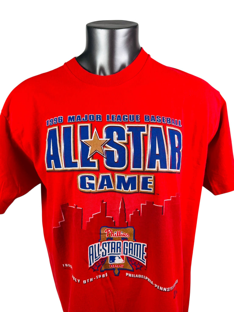 PHILADELPHIA PHILLIES VINTAGE 1996 ALL-STAR GAME PRO PLAYER T-SHIRT ADULT XL
