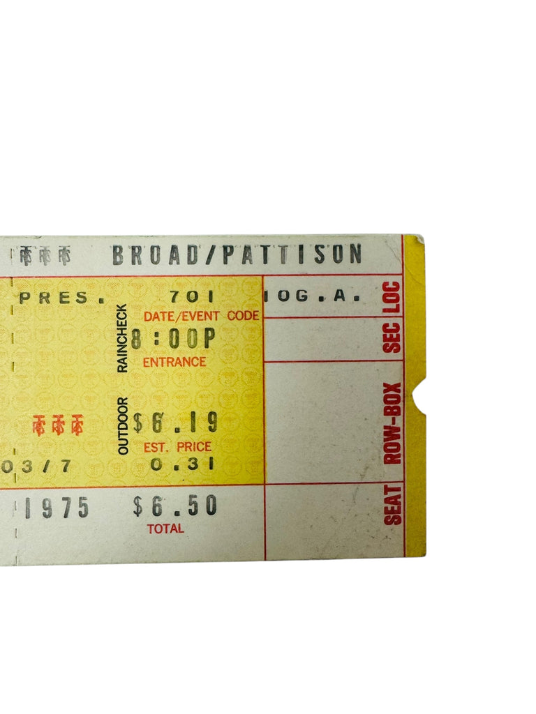 THE BEACH BOYS VINTAGE 1975 PHILADELPHIA SPECTRUM TICKET 7/1/75