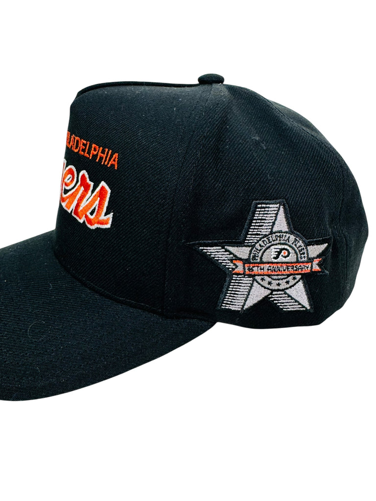 PHILADELPHIA FLYERS RETRO SCRIPT 25TH ANNIVERSARY MITCHELL & NESS SNAPBACK ADULT HAT