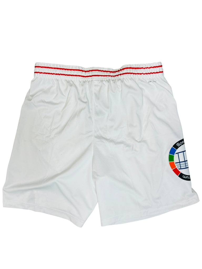 PHILADELPHIA 76ERS RETRO SPECTRUM NIKE DRI-FIT ADULT SHORTS 2XL (46)