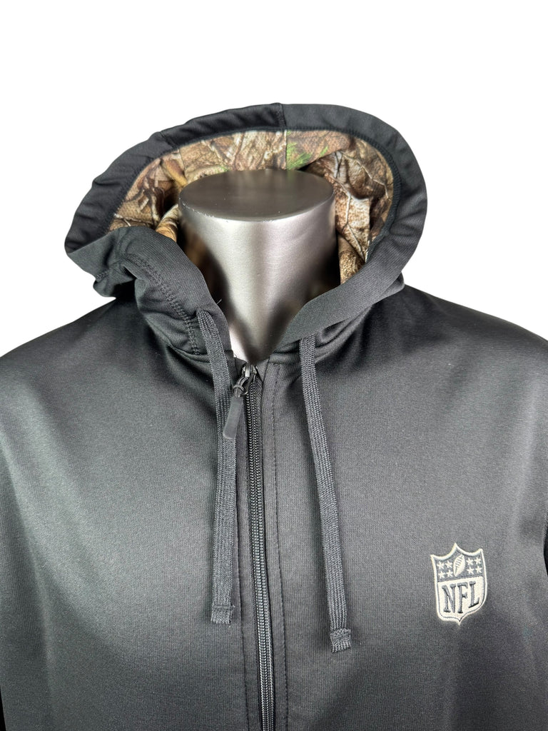 NFL TEAM ISSUED CAMOUFLAGE ZIP-UP HOODIE SWEATSHIRT ADULT XL