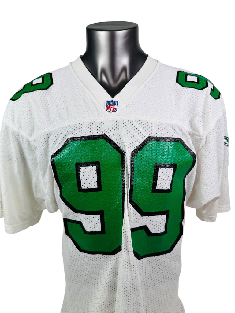 JEROME BROWN PHILADELPHIA EAGLES VINTAGE 1990'S RUSSELL ATHLETIC JERSEY ADULT 40