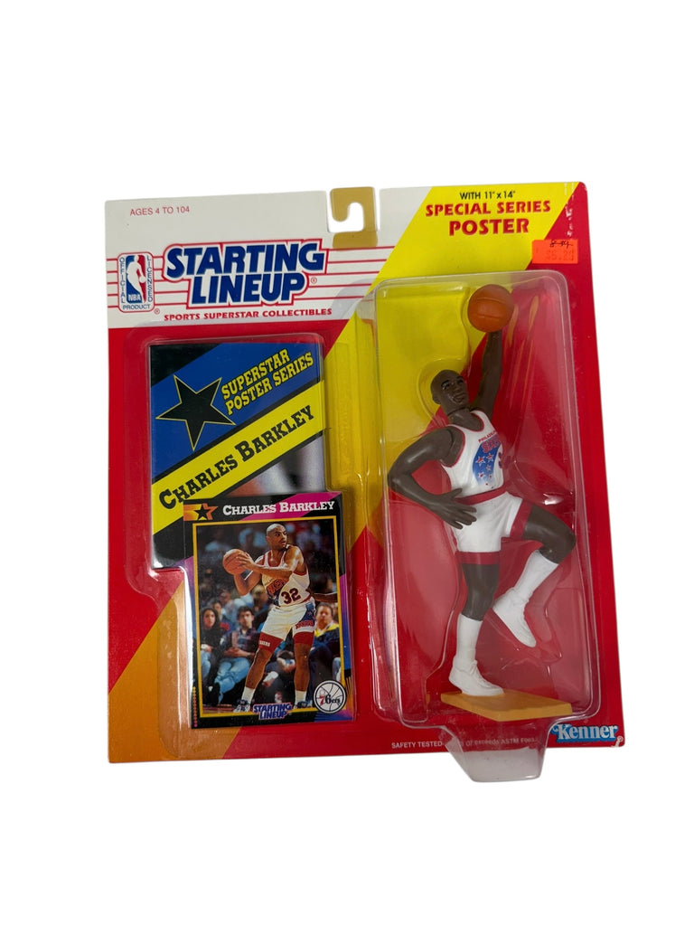 CHARLES BARKLEY PHILADELPHIA 76ERS VINTAGE 1992 STARTING LINEUP FIGURE SLU