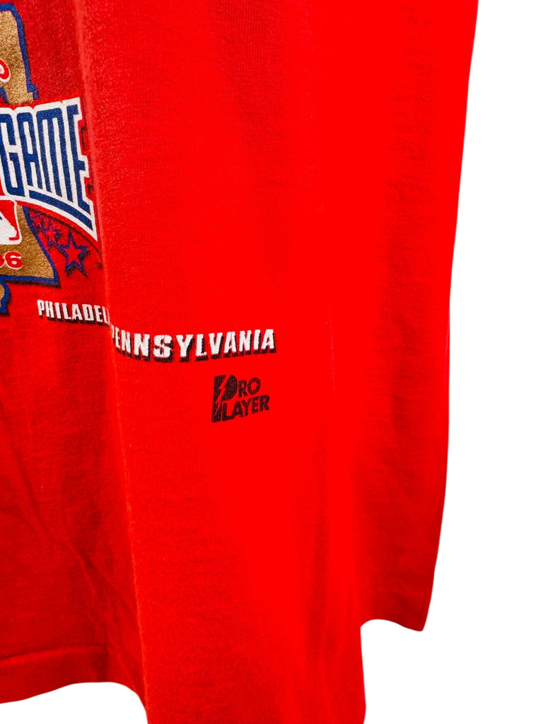 PHILADELPHIA PHILLIES VINTAGE 1996 ALL-STAR GAME PRO PLAYER T-SHIRT ADULT XL