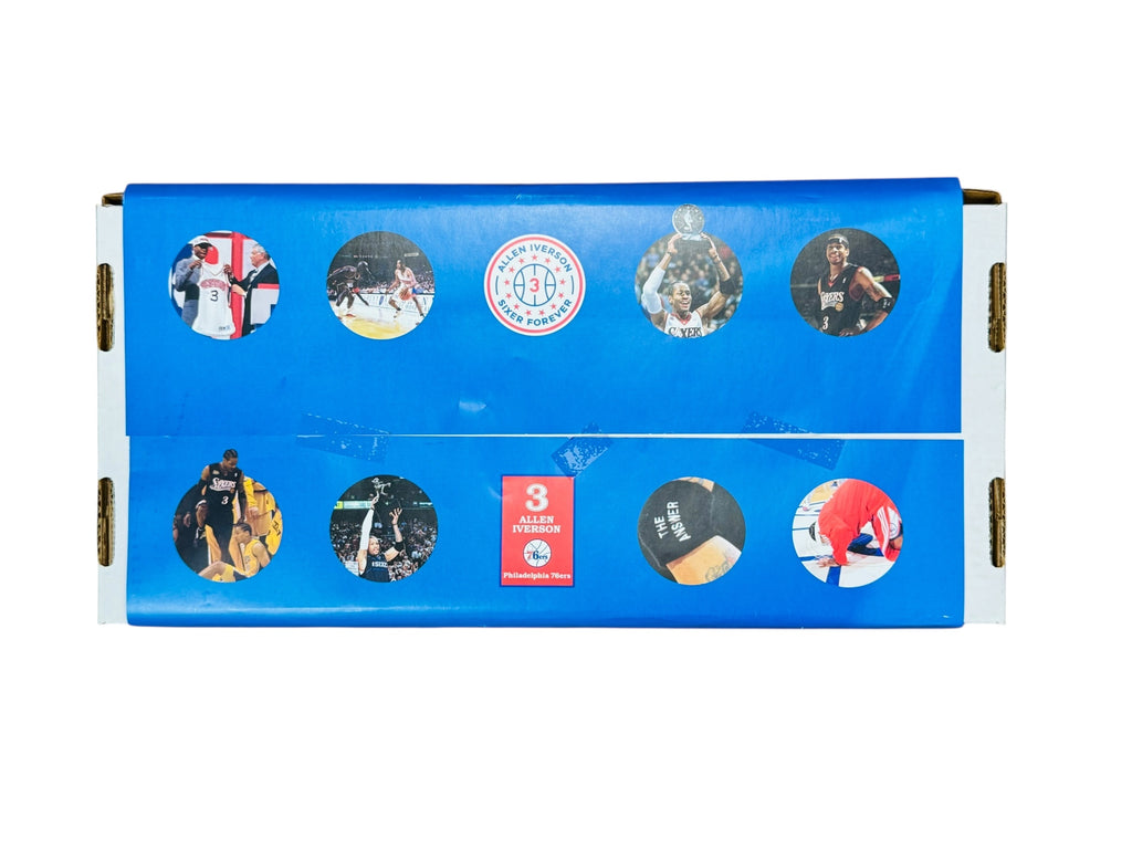 ALLEN IVERSON PHILADELPHIA 76ERS VINTAGE 2014 #3 JERSEY RETIREMENT BANNER