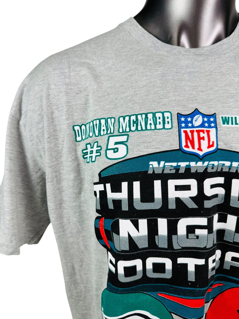 PHILADELPHIA EAGLES VINTAGE 2013 DONOVAN MCNABB RETIREMENT T-SHIRT ADULT 2XL