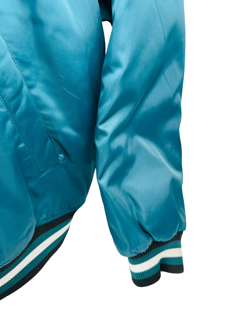 PHILADELPHIA EAGLES VINTAGE 2000'S NFL SATIN SNAP-UP JACKET ADULT 2X,