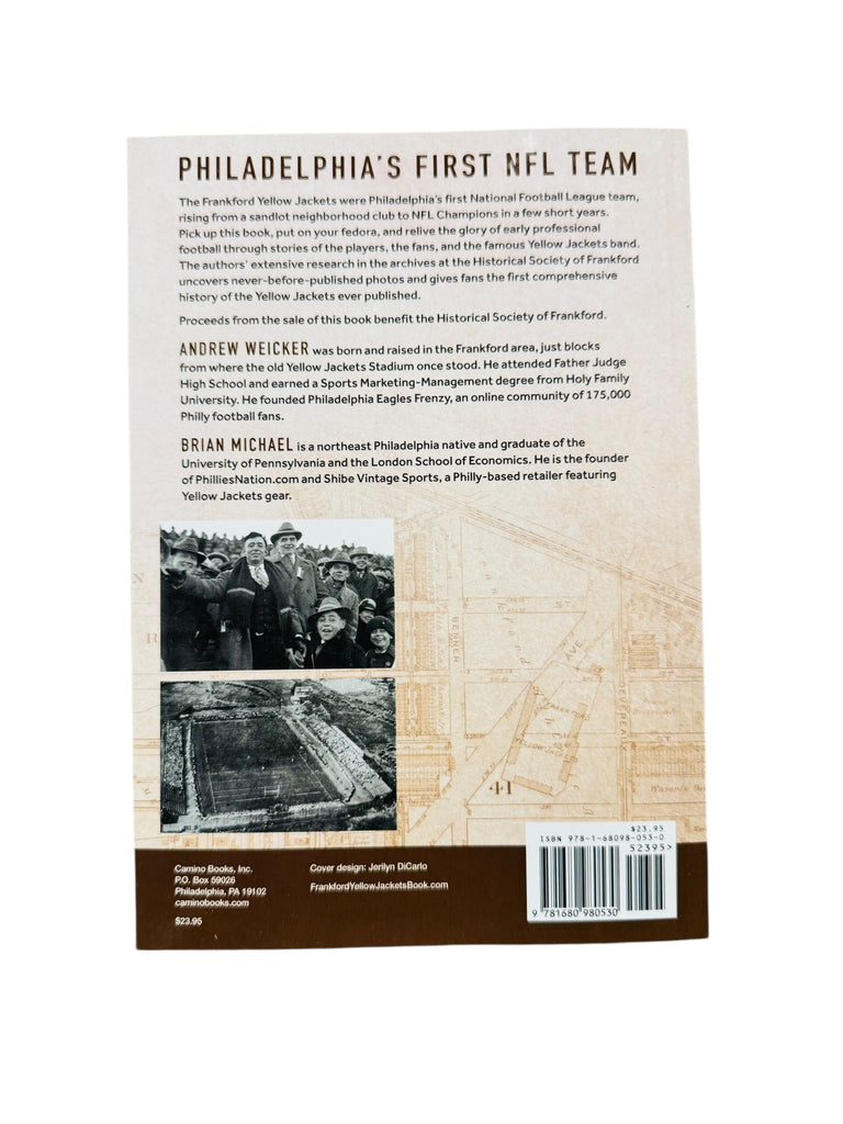 FRANKFORD YELLOW JACKETS PHILADELPHIA EAGLES 2025 PHILLY'S FIRST NFL TEAM PAPERBACK BOOK