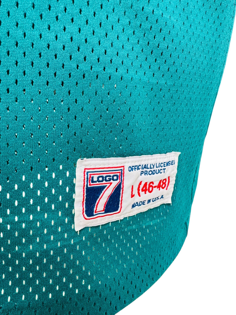 DAN MARINO MIAMI DOLPHINS VINTAGE 1990'S LOGO 7 JERSEY ADULT LARGE