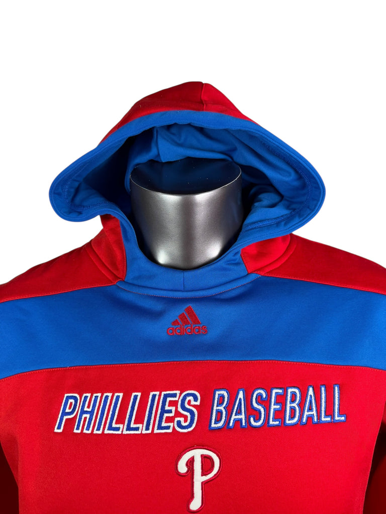 PHILADELPHIA PHILLIES VINTAGE 2000'S ADIDAS HOODIE SWEATSHIRT YOUTH XL