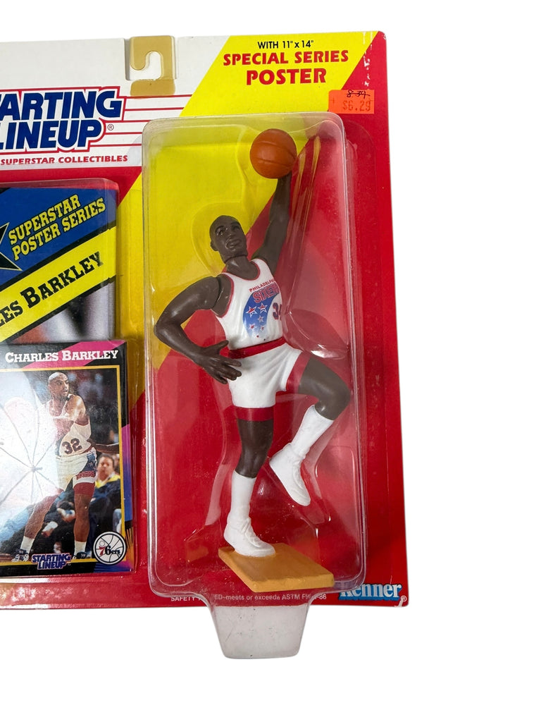 CHARLES BARKLEY PHILADELPHIA 76ERS VINTAGE 1992 STARTING LINEUP FIGURE SLU