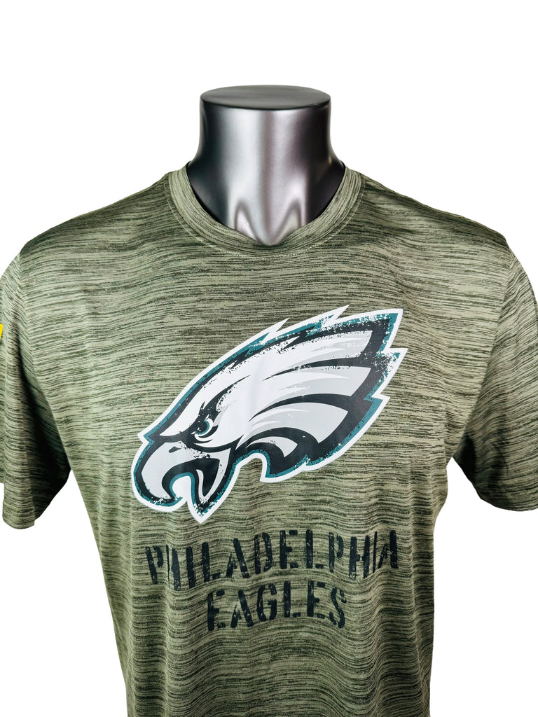 PHILADELPHIA EAGLES TEAM ISSUED NIKE MILITARY SALUTE TO SERVICE DRI-FIT SHIRT ADULT XL