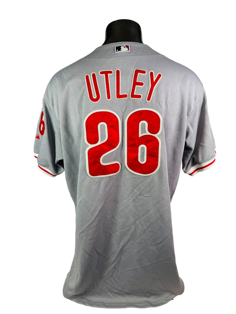 CHASE UTLEY PHILADELPHIA PHILLIES VINTAGE 2000'S MLB MAJESTIC AUTHENTIC JERSEY ADULT 54