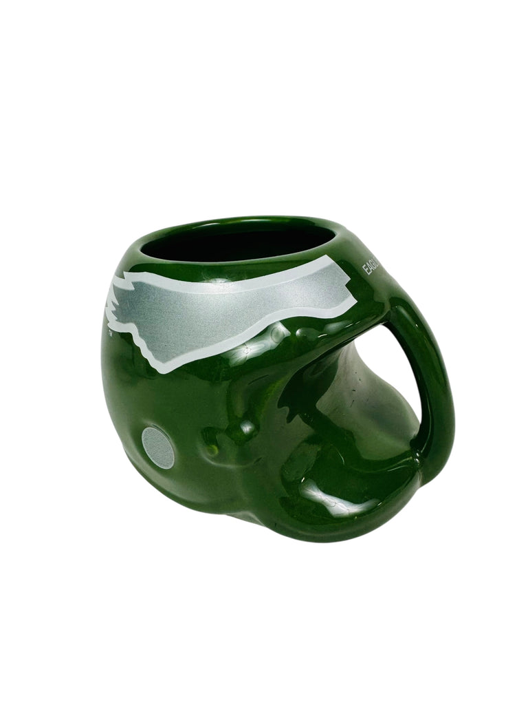 PHILADELPHIA EAGLES VINTAGE 1980'S CERAMIC TEAM NFL HELMET COFFEE MUG