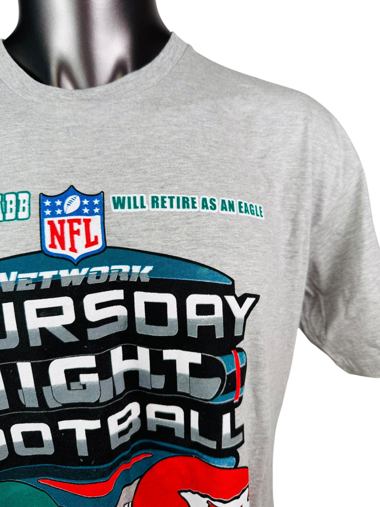 PHILADELPHIA EAGLES VINTAGE 2013 DONOVAN MCNABB RETIREMENT T-SHIRT ADULT 2XL