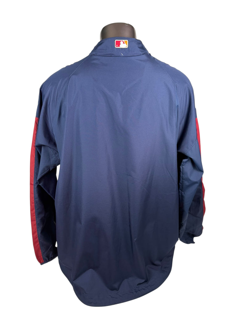 PHILADELPHIA PHILLIES VINTAGE 2009 WORLD SERIES MAJESTIC LIGHT-WEIGHT PULL-OVER JACKET ADULT 2XL