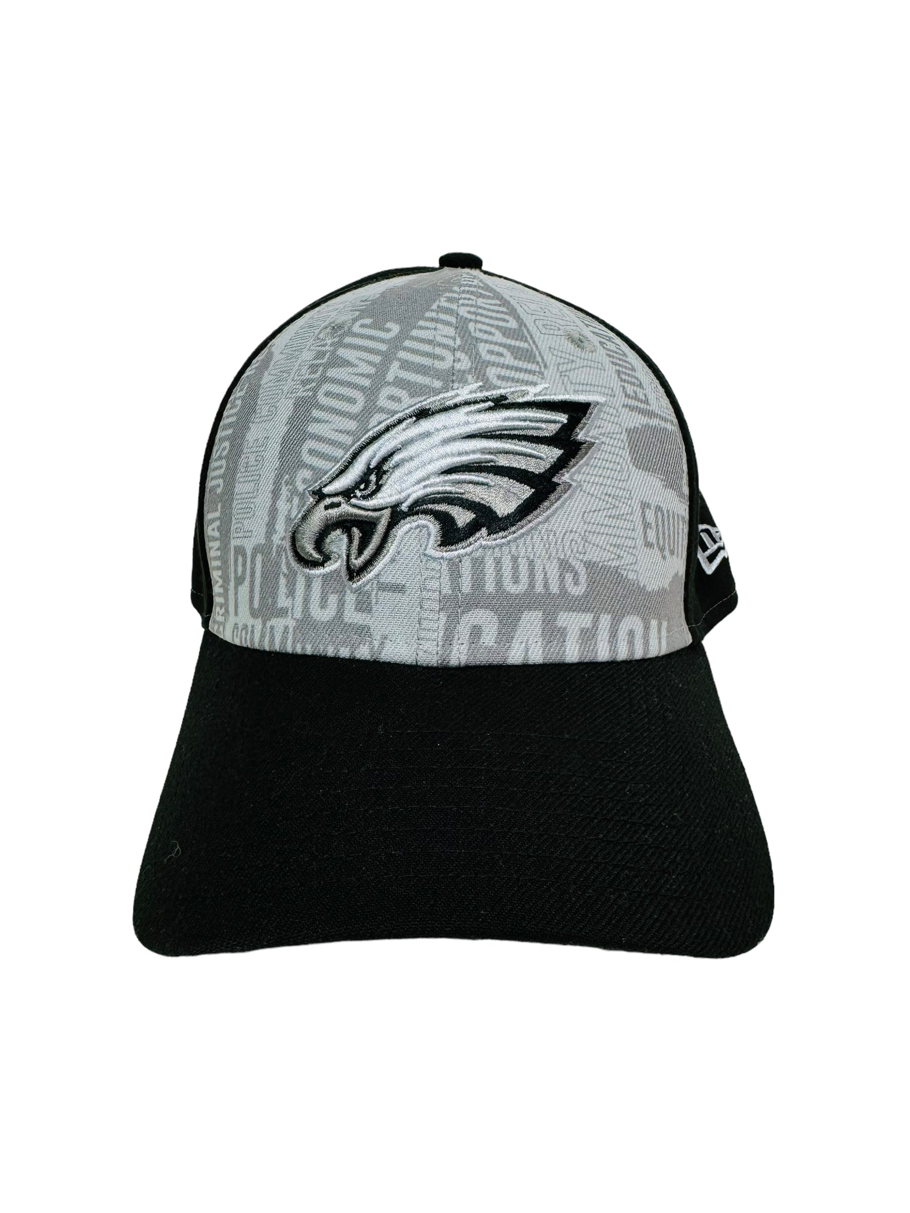 New Era Philadelphia Eagles Black 9FORTY A Frame Snapback Hat New Era Philadelphia Eagles Black 9FORTY A Frame Snapback Hat