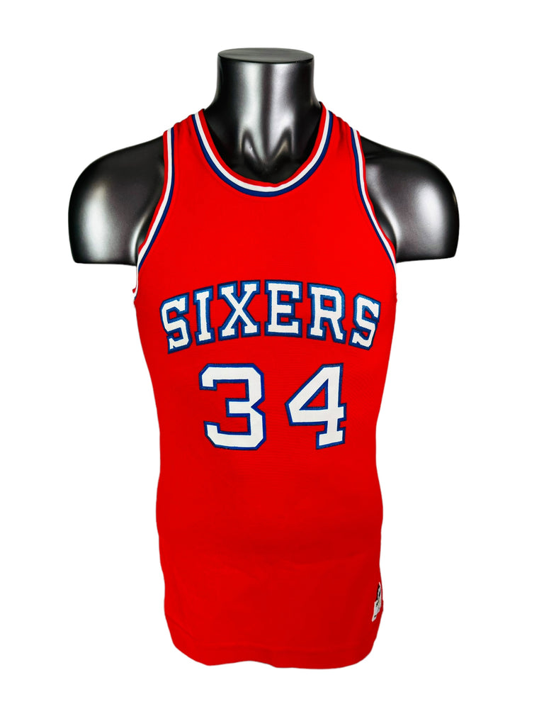 CHARLES BARKLEY PHILADELPHIA SIXERS VINTAGE 1980'S SAND-KNIT MACGREGOR JERSEY ADULT MEDIUM