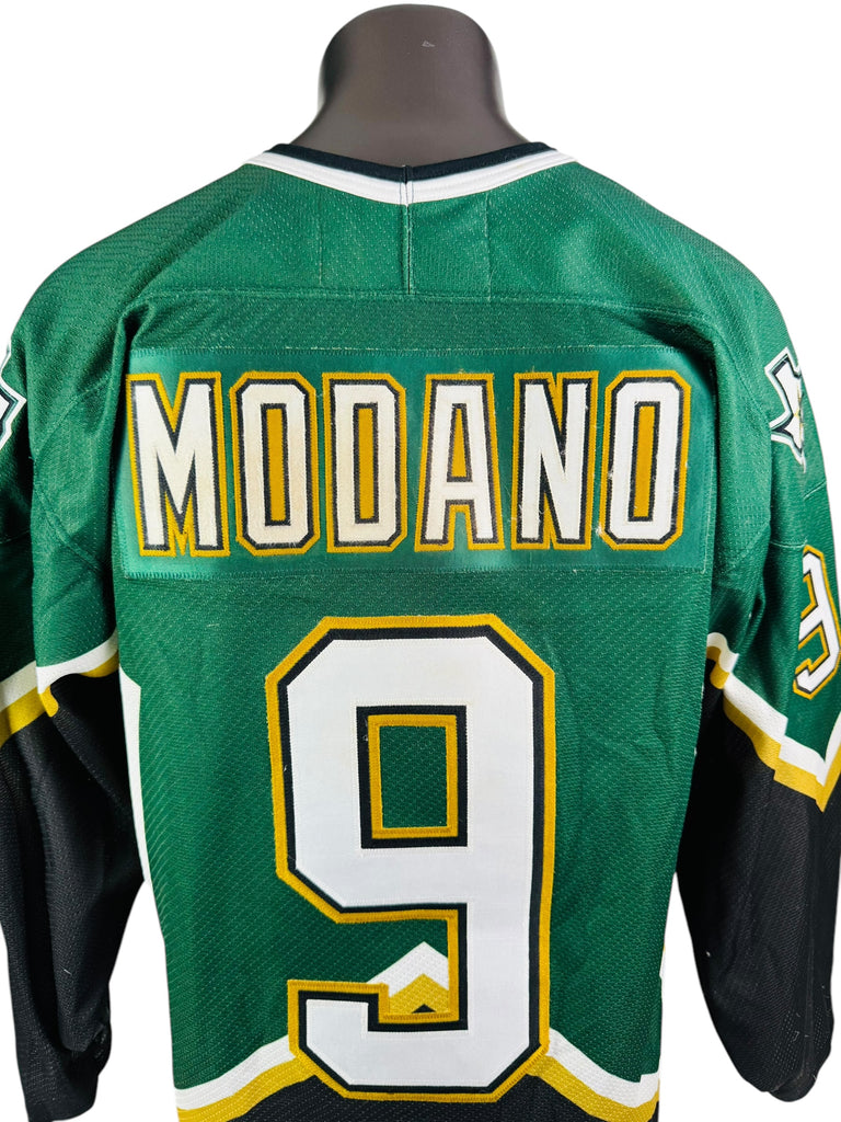 MIKE MODANO DALLAS STARS VINTAGE 1990'S AUTHENTIC CCM JERSEY ADULT XL