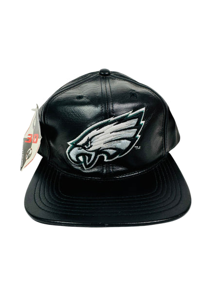 PHILADELPHIA EAGLES VINTAGE 2000'S TEAM NFL DREW PEARSON LEATHER SNAPBACK ADULT HAT