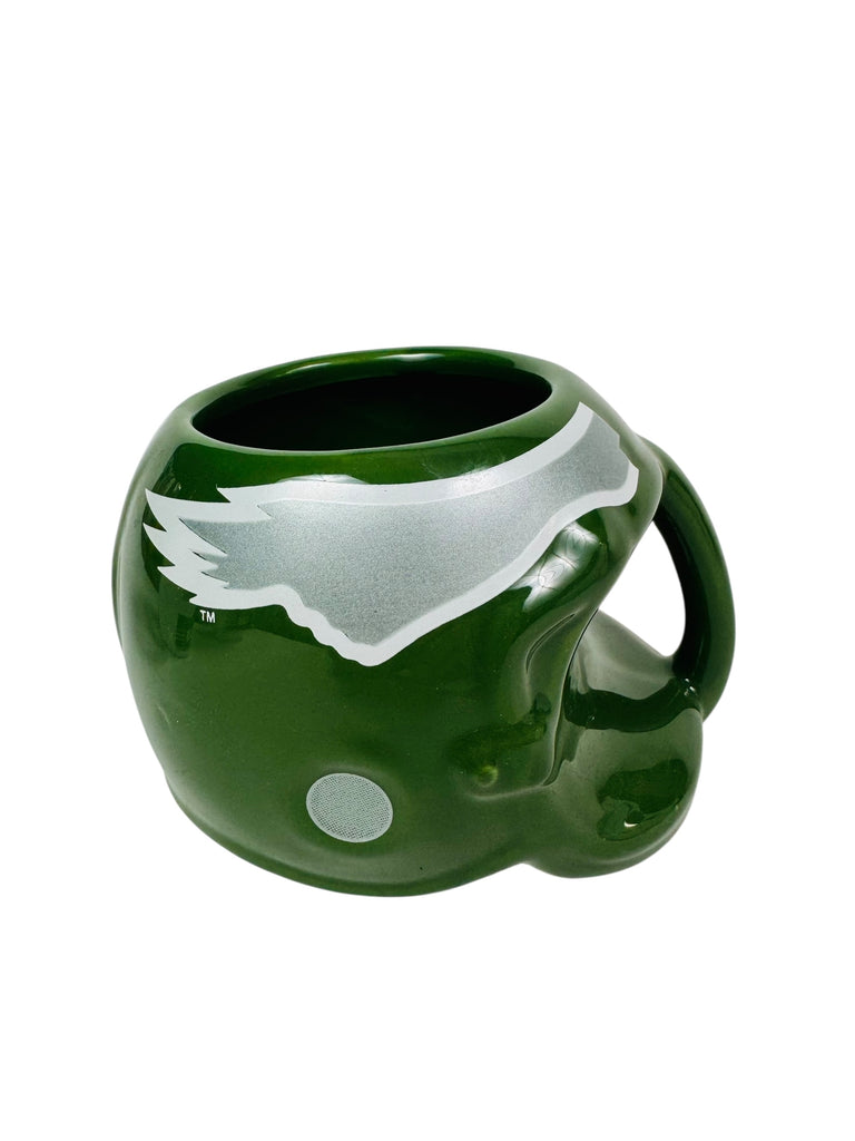 PHILADELPHIA EAGLES VINTAGE 1980'S CERAMIC TEAM NFL HELMET COFFEE MUG
