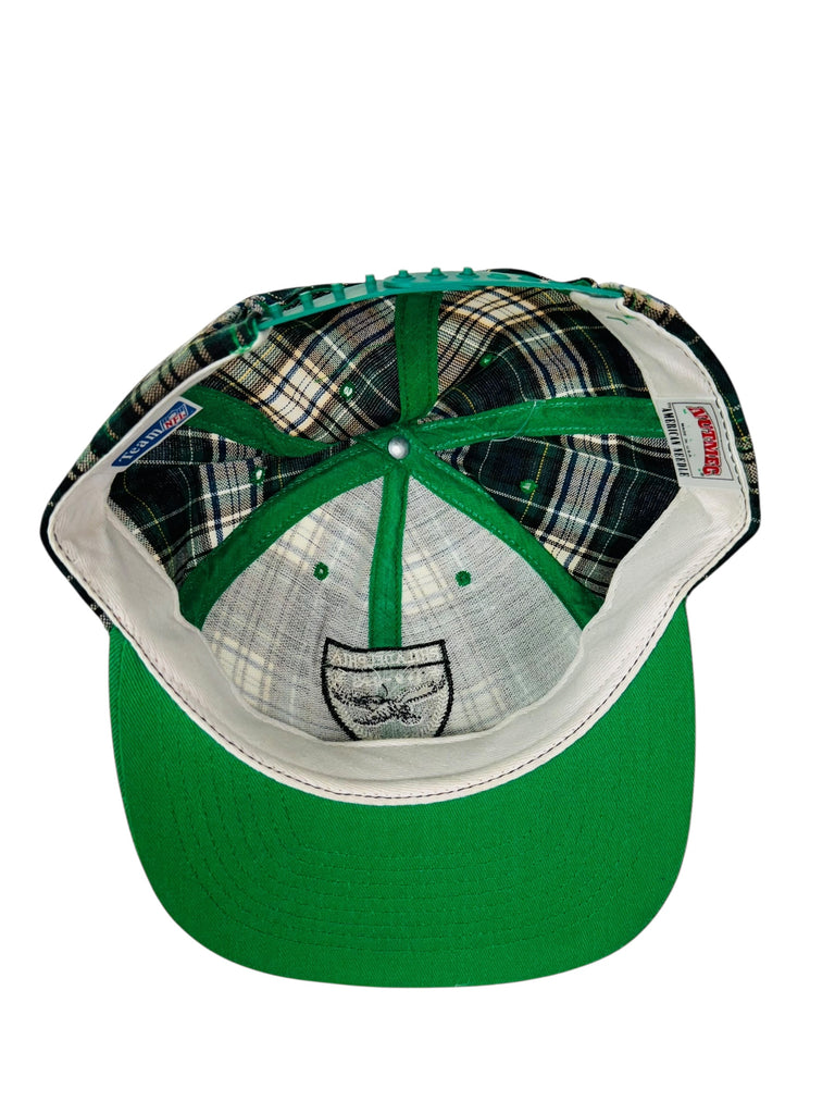 STEVE VAN BUREN PHILADELPHIA EAGLES VINTAGE 1990'S SIGNED NUTMEG SNAPBACK ADULT HAT