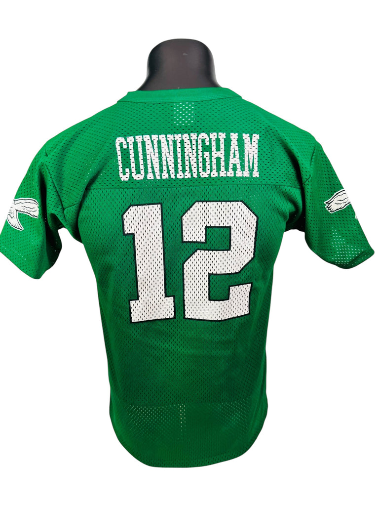 RANDALL CUNNINGHAM PHILADELPHIA EAGLES VINTAGE 1990'S LOGO 7 JERSEY YOUTH XL