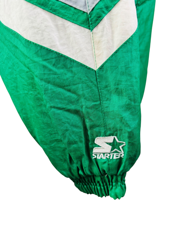 PHILADELPHIA EAGLES VINTAGE 1990'S STARTER PRO LINE KELLY GREEN ZIP-UP WINTER JACKET ADULT MEDIUM