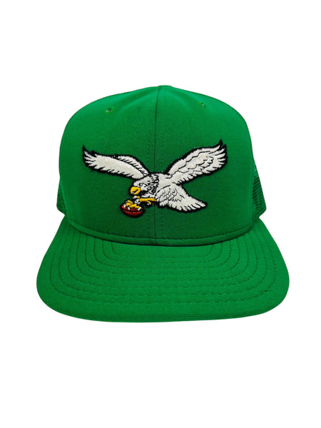 PHILADELPHIA EAGLES VINTAGE 1990'S AJD MESH SNAPBACK ADULT HAT LARGE