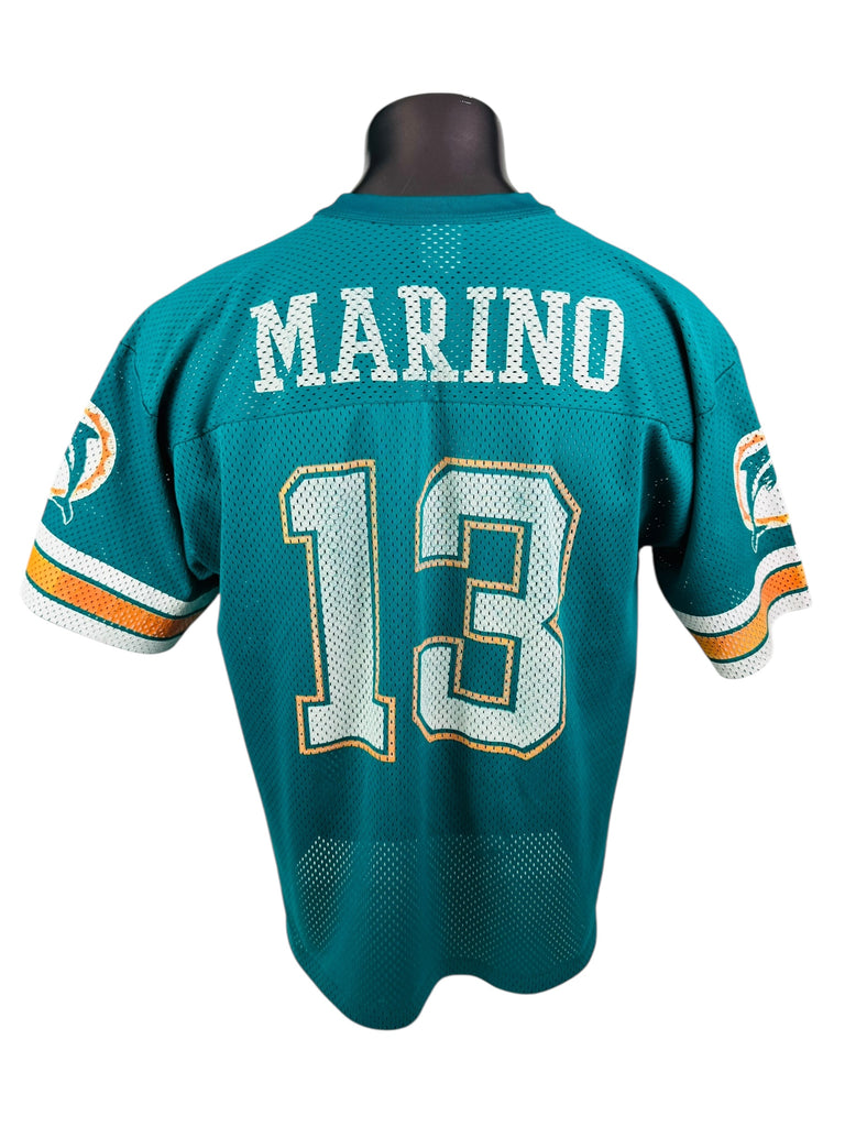 DAN MARINO MIAMI DOLPHINS VINTAGE 1990'S LOGO 7 JERSEY ADULT LARGE
