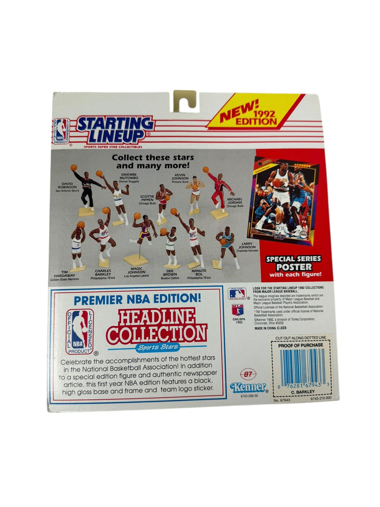 CHARLES BARKLEY PHILADELPHIA 76ERS VINTAGE 1992 STARTING LINEUP FIGURE SLU