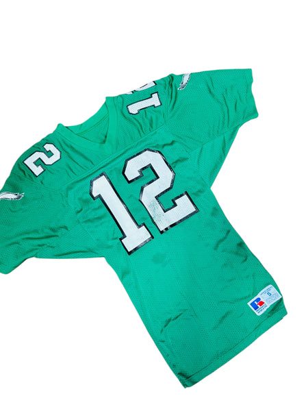 RANDALL CUNNINGHAM PHILADELPHIA EAGLES VINTAGE 1990'S RUSSELL ATHLETIC JERSEY ADULT SMALL